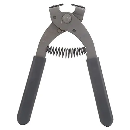 Produktbild: BORDSTRACT 4-Zinken-Lochzange, tragbare, geräuschlose Lederhandwerkszange aus Kohlenstoffstahl, 4-mm-Lochstanz- und Nähwerkzeuge für Gürtel, Sättel