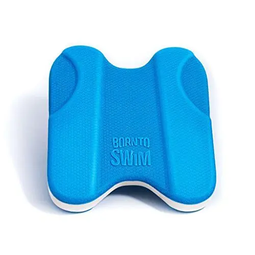 Produktbild: BornToSwim Pro Schwimmbrett Pullkick Pull Buoy und Kickboard Trainingshilfe für Kinder und Erwachsene, Blau, 30x27x4 cm