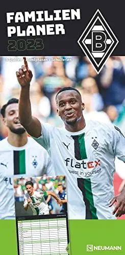 Produktbild: Borussia Mönchengladbach 2023 - Familien-Planer - Fan-Kalender - Fußball-Kalender - 22x45 - Sport