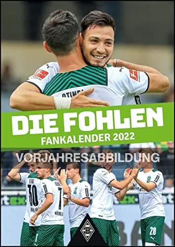 Produktbild: Borussia Mönchengladbach 2023 - Fußball-Kalender - Wand-Kalender - Fan-Kalender - 29,7x42 - Sport