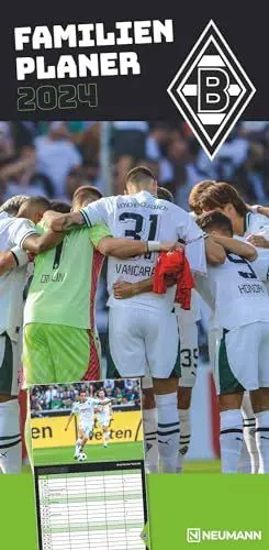 Produktbild: Borussia Mönchengladbach 2024 - Familien-Planer - Fan-Kalender - Fußball-Kalender - 22x45 - Sport