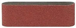 Produktbild: BOSCH 3-teiliges Schleifband-Set für Bandschleifer, rote Qualität, 2609256224