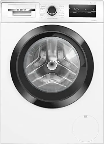 Produktbild: BOSCH WAN28K43 Waschmaschine Serie 4, Frontlader mit 8kg Fassungsvermögen, 1400 UpM, EcoSilence Drive, Hygiene Plus, Speed Perfect, Weiß, 60cm