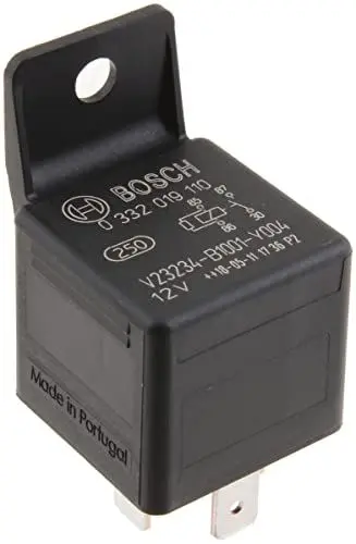 Produktbild: Bosch 0332019110 Mini-Relais 12V 30A, IP5K4, Betriebstemperatur von -40° bis 100°, Schließer-Relais, 4 Pins, mit Lasche