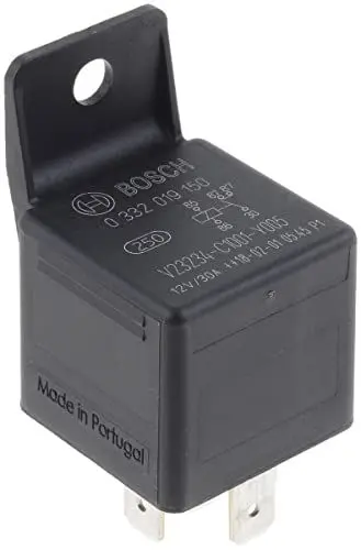 Produktbild: Bosch 0332019150 Mini-Relais 12V 30A, IP5K4, Betriebstemperatur von -40° bis 100°, Schließer-Relais, 5 Pins, 2x87, mit Lasche