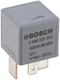 Produktbild: Bosch 0986332002, Mini-Relais 12V 70A, IP5K4, Betriebstemperatur von -40° C bis 85° C, Schließer-Relais, 4 Pins
