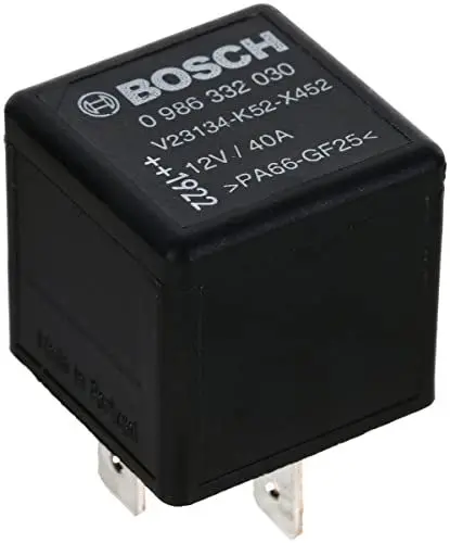 Produktbild: Bosch 0986332030 Mini-Relais 12V 60A, IP5K4, Betriebstemperatur von -40° C bis 85° C, Schließer-Relais, 4 Pins