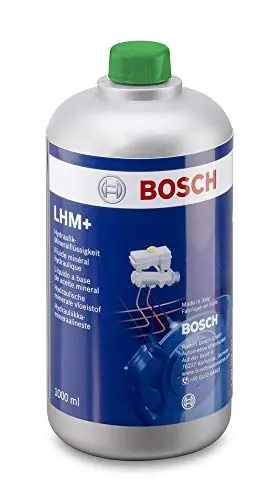Produktbild: Bosch Hydraulik-Bremsflüssigkeit LHM+, 1 L - Mineralöl für Bremsen, Lenkung und Federung - OE-Qualität - geeignet für ABS- und ESP-Bremsen