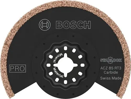 Produktbild: Bosch 1x PRO ACZ 85 RT3 Fugensegmentblatt (für Mörtel, Porenbeton, Ø 85 mm, Professional Zubehör Multifunktionswerkzeug)