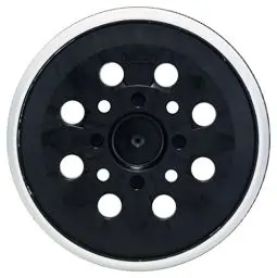 Produktbild: Bosch Accessories 1x Schleifteller (Ø 125 mm, mittelhart, mit Klettsystem, Zubehör für Exzenterschleifer)