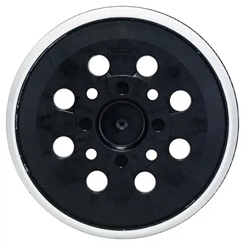 Produktbild: Bosch Accessories 1x Schleifteller (Ø 125 mm, mittelhart, mit Klettsystem, Zubehör für Exzenterschleifer)