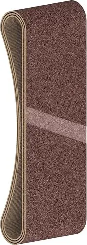 Produktbild: Bosch 3x PRO Paint on Wood and Hardwood X440 Sanding Belt for Sanders (for Paint on wood, Hardwood, 75 x 457 mm, Grit 180, Professional Accessory Belt Sander)