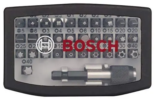 Produktbild: Bosch 32 tlg. Schrauberbit Set (Zubehör Bohrschrauber Schraubendreher Bitset)