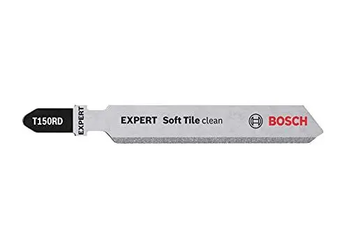 Produktbild: Bosch 3x EXPERT Soft Tile Clean T150RD Stichsägeblatt (für Weiche Fliesen, Weiche Fliesen, Länge 83 mm, Professional Zubehör Stichsäge)