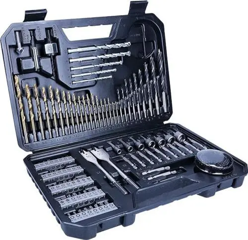 Produktbild: Bosch 103tlg. Bohrer- und Bit Set V-Line Titanium Box (für Holz, Stein und Metall, Zubehör Bohr- und Schraubwerkzeuge)