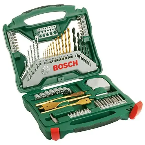 Produktbild: Bosch Accessories Bosch 70tlg. X-Line Titanium Bohrer und Schrauber Set (Holz, Stein und Metall, Zubehör Bohrmaschine)
