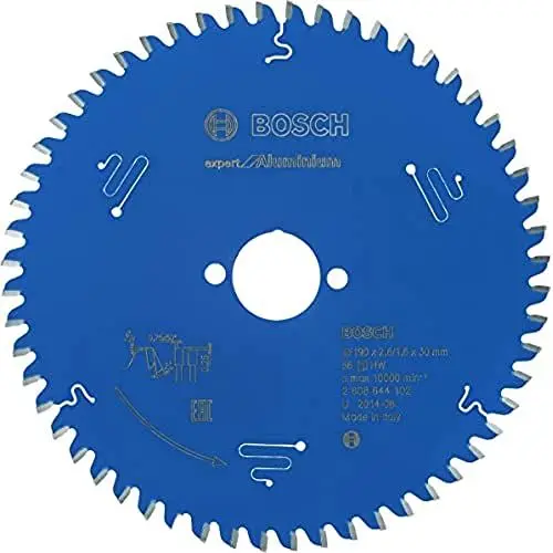Produktbild: Bosch Professioanl 1x Kreissägeblatt Expert for Aluminium (für Aluminium, Sägeblatt Ø 190 x 30 x 2,6 mm, 56 Zähne, Zubehör Kreissäge)
