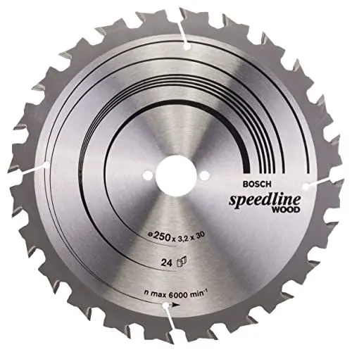Produktbild: Bosch 1x PRO Wood Circular Saw Blade for Corded Table Saws (for Softwood, Hardwood, Ø mm, Professional Accessory Table Circular Saw)