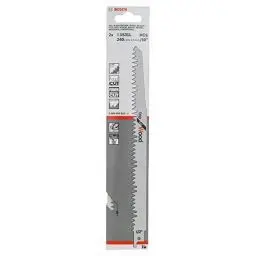 Produktbild: Bosch Accessories Bosch Professional 2 Stück Säbelsägeblatt S 1531 L Top for Wood (für Holz, 240 x 19 x 1,5 mm, Zubehör Säbelsäge)