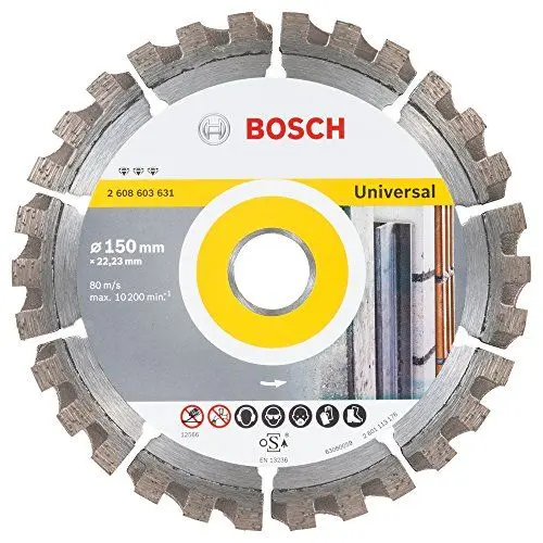 Produktbild: Bosch Accessories Bosch Professional Diamanttrennscheibe Best für Universal, 150 x 22,23 x 2,4 x 12 mm, 2608603631