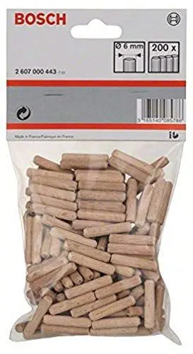 Produktbild: Bosch Accessories Professional geriffelte Holzdübel (150 Stück, Ø 8 mm)