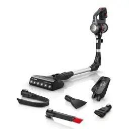 Produktbild: Bosch Akku-Staubsauger Unlimited 7 BCS711A, kabellos, Knickrohr, Hygiene-Filter, 10 Jahre Motorgarantie, hohe Saugkraft, Wechselakku, LED-Beleuchtung, Fugendüse, Matratzendüse, Made in Germany, grau