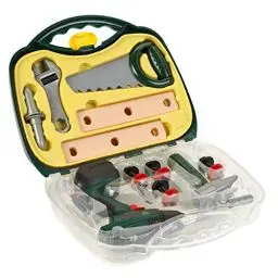 Produktbild: Theo Klein 8584 Bosch Akkuschrauber-Koffer I Werkstatt-Set mit Bosch Akkuschrauber, viel Zubehör und Werkzeug I Spielzeug für Kinder ab 3 Jahren