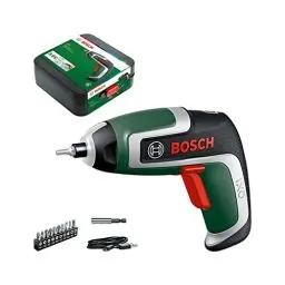 Produktbild: Bosch Akkuschrauber IXO (7. Generation·· 3,6V·· 2,0Ah·· 5,5Nm·· mit Mikro-USB-Kabel·· kompatibel mit IXO-Collection-Aufsätzen·· schraubt bis zu 190 Schrauben·· in Aufbewahrungsbox)