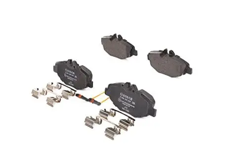 Produktbild: Bosch BP1197 Bremsbeläge - Vorderachse - ECE-R90 Zertifizierung - vier Bremsbeläge pro Set