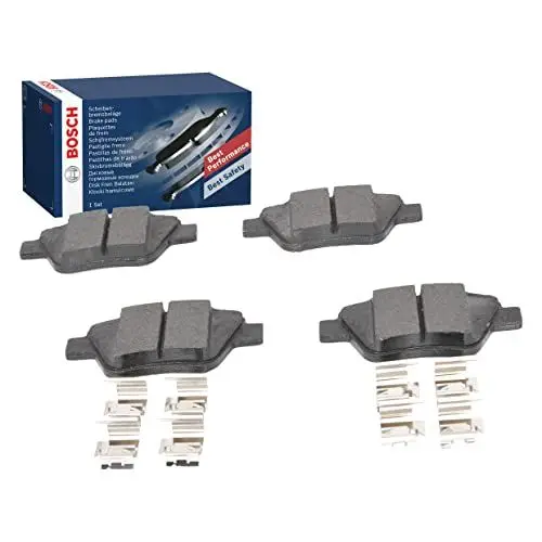 Produktbild: Bosch Automotive BP1338 Bremsbeläge Hinterachse ECE-R90 Zertifizierung vier Bremsbeläge pro Set 0 986 494 643 black