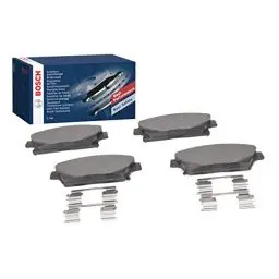Produktbild: Bosch BP1356 Bremsbeläge - Vorderachse - ECE-R90 Zertifizierung - vier Bremsbeläge pro Set