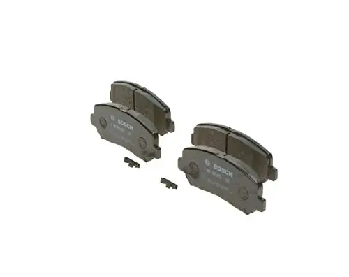 Produktbild: Bosch BP1670 Bremsbeläge - Vorderachse - ECE-R90 Zertifizierung - vier Bremsbeläge pro Set