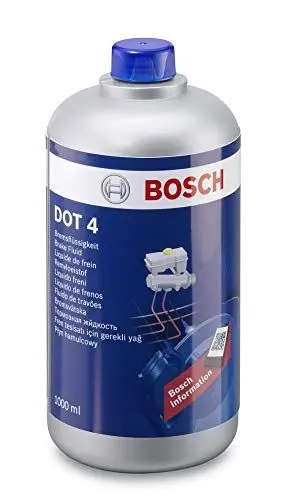 Produktbild: Bosch Bremsflüssigkeit DOT 4, 1 L - für Fahrzeuge vor Baujahr 2010 - geeignet für ABS-Bremssysteme der ersten Generation