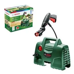 Produktbild: Bosch EasyAquatak 100 Hochdruckreiniger (1100 W, 360°-Düse mit Reinigungsmitteltank, 5 m Schlauch, 3 m Schlauch, Druck: 100 bar, max. Durchfluss: 270 l/h, im Karton)
