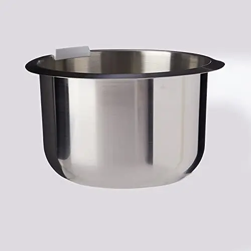 Produktbild: Bosch Edelstahl-Schüssel MUZ4ER2, 3,9 Liter, max. Teigmenge 2,7 kg, geschmacksneutral, lebensmittelecht, spülmaschinengeeignet, passend für MUM4 Küchenmaschine
