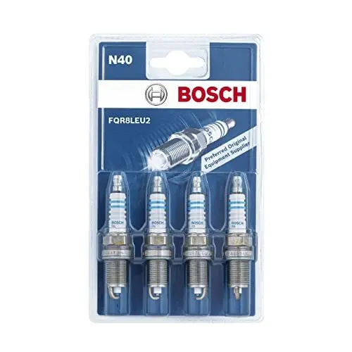 Produktbild: Bosch 0242230806 (N40), Zündkerzen 4er-Set - für ein zuverlässiges Kaltstartverhalten und lange Lebensdauer - mit robustem Design