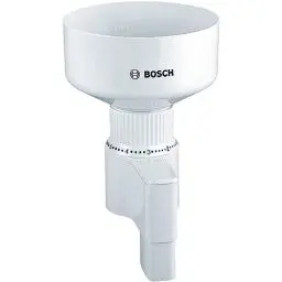 Produktbild: Bosch Getreidemühle MUZ4GM3, Kegelmahlwerk, stufenlose Mahlgradeinstellung, für alle Getreidesorten (außer Mais), auch für Ölsaaten, passend für MUM4 Küchenmaschine, weiß