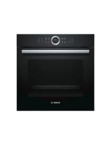Produktbild: Bosch HBG675BB1 Serie 8 Einbau-Backofen, 60 x 60 cm, Made in Germany, Pyrolyse Selbstreinigung, AutoPilot 10 Automatikprogramme, 4D Heißluft Backen auf 4 Ebenen, TFT-Touchdisplay, Schnellaufheizung