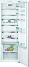 Produktbild: Bosch Hausgeräte KIR81AFE0 Serie 6 Einbau-Kühlschrank, 177,5 x 56 cm Nische, 319 L, Flachscharnier, Made in Germany, VitaFresh plus 2x längere Frische, LED-Beleuchtung gleichmäßige Ausleuchtung, Weiß