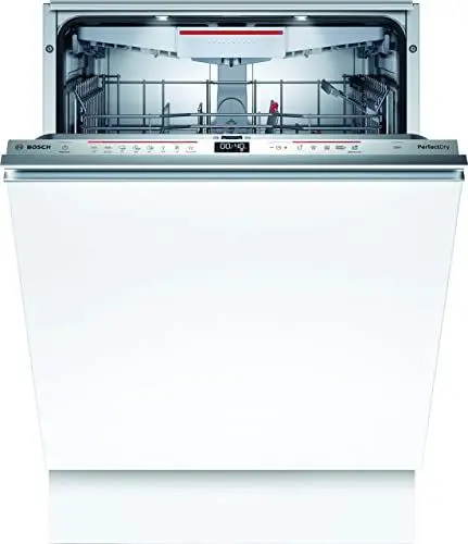 Produktbild: Bosch Hausgeräte SBV6ZCX49E Serie 6 Smarter XXL-Geschirrspüler vollintegriert, 60 cm breit, bis 92,5 cm extra hoch, Besteckschublade, Silence Programm besonders leise, Edelstahl