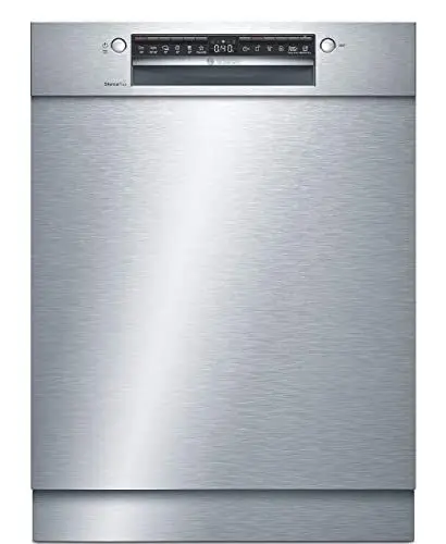 Produktbild: Bosch Hausgeräte SMU4HCS48E Serie 4 Smarter Geschirrspüler Unterbau, 60 cm breit, Besteckschublade, Silence Programm besonders leise, Extra Trocknen auf Knopfdruck, Edelstahl