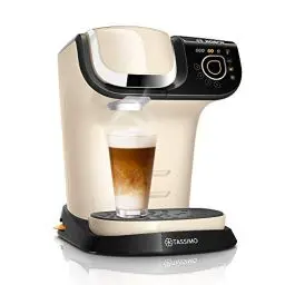 Produktbild: Tassimo My Way 2 Kapselmaschine TAS6507 Kaffeemaschine by Bosch, mit Wasserfilter, über 70 Getränke, Personalisierung, vollautomatisch, einfache Zubereitung, 1.500 Watt, 1,3 Liter, creme