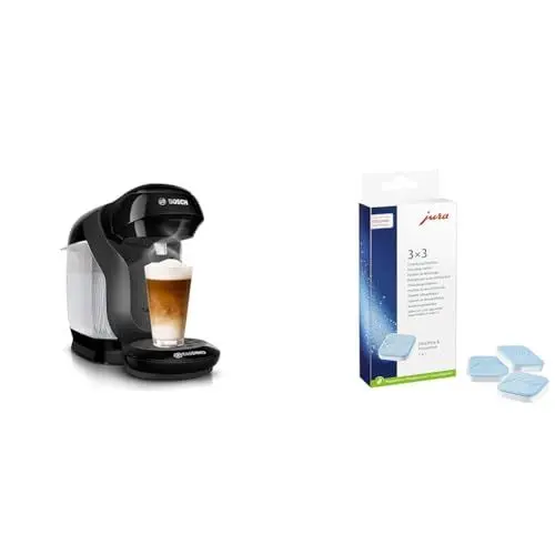 Produktbild: Bosch Hausgeräte Tassimo Style Kapselmaschine TAS1102 Kaffeemaschine by Bosch & JURA original - Entkalkungstabletten für 3 Entkalkungsvorgänge - TÜV-zertifizierte Hygiene - 3er-Pack - 61848