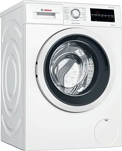 Produktbild: Bosch WAG28400 Serie 6 Waschmaschine, 8kg, 1400 UpM, Made in Germany, ActiveWater Plus maximale Energie- und Wasserersparnis, AquaStop Schutz gegen Wasserschäden, SpeedPerfect schneller saubere Wäsche