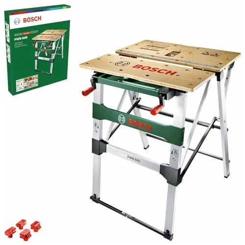 Produktbild: Bosch Arbeitstisch PWB 600 (4 Spannbacken, Karton, max. Tragfähigkeit: 200 kg)