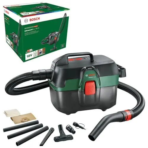 Produktbild: Bosch Akku Nass- und Trockensauger AdvancedVac 18V-8 (ohne Akku, 18 Volt System, mit Zubehörset, im Karton), Testnote: sehr gut (Magazin: selbst ist der Mann)