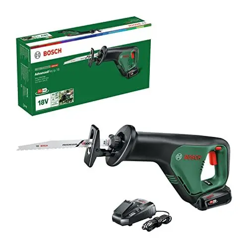 Produktbild: Bosch Akku Säbelsäge AdvancedRecip 18 (1 Akku 2,5 Ah, 18 Volt System, im Karton)