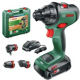 Produktbild: Bosch Akkuschrauber AdvancedDrill 18 Set (mit Akku, 18 Volt System, 3 Aufsätze, im Koffer)