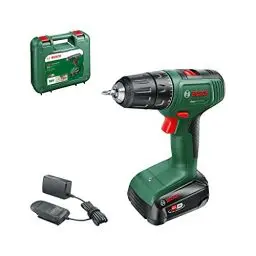 Produktbild: Bosch Akkuschrauber EasyDrill 18V-40 (Schrauben oder Bohren in Holz, Metall und Kunststoff·· 18 Volt System·· 1x Akku 2,0 Ah·· im Koffer)