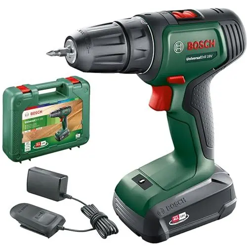Produktbild: Bosch Akkuschrauber UniversalDrill 18V (1 Akku, 18 Volt System, im Koffer)